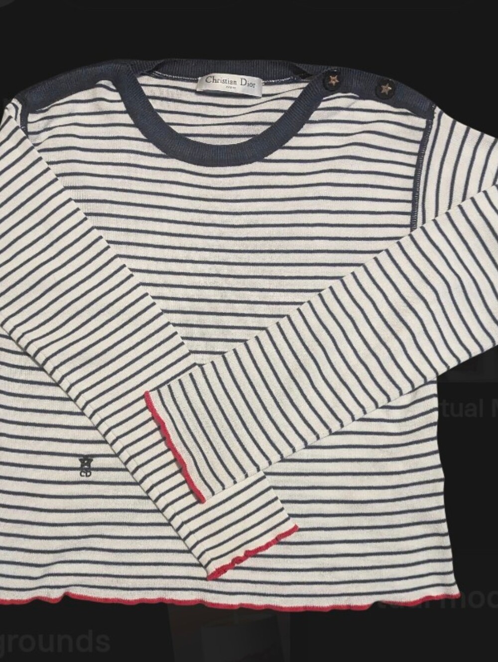 Christian Dior Dioriviera Mariniere Knit Sweater